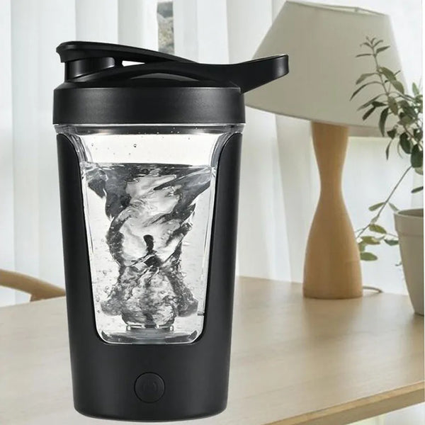 Electric Protein Shaker Bottle – Automatic Self-Stirring Portable Blender for Coffee & Fitness