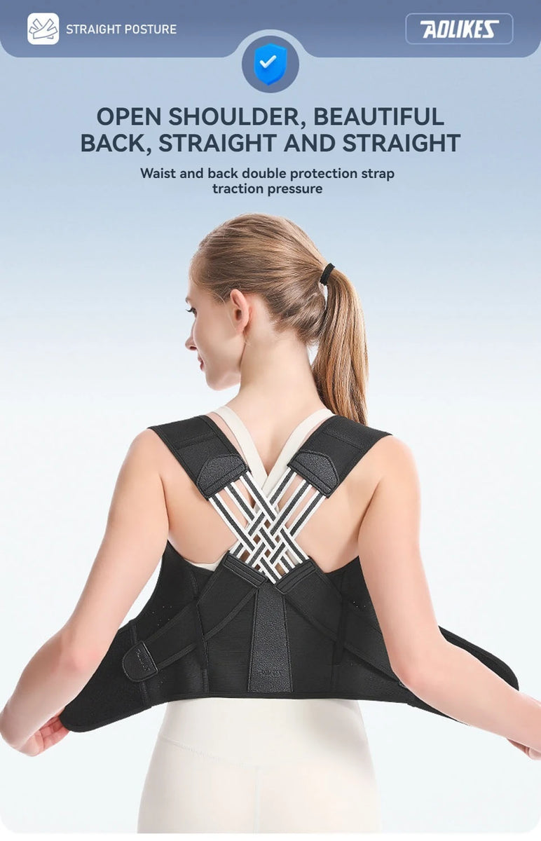 Aolikes® Adjustable Back Posture Belt -Unisex