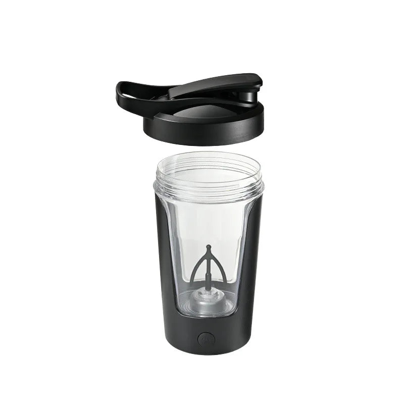 Electric Protein Shaker Bottle – Automatic Self-Stirring Portable Blender for Coffee & Fitness